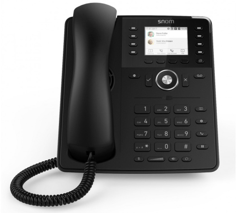 VoIP-телефон Snom D735 черный фото 3