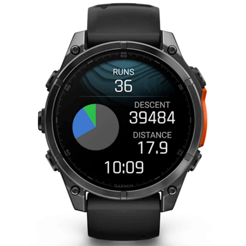 Смарт-часы Garmin Fenix 8 47 мм AMOLED стекло/темный, силикон фото 4