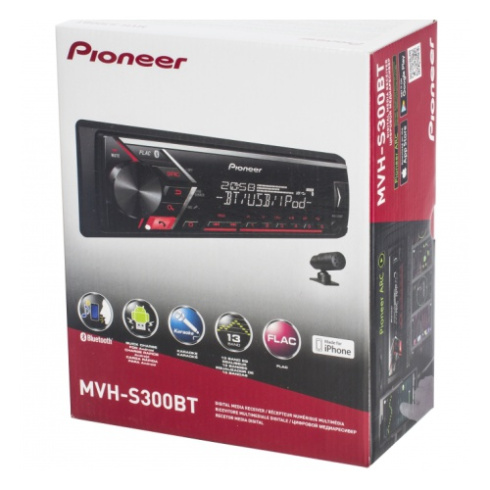 Автомагнитола Pioneer MVH-S300BT фото 5