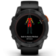 Смарт-часы Garmin Fenix 7 Pro 47 мм Solar стекло/темный, силикон фото 3