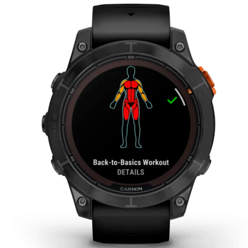 Смарт-часы Garmin Fenix 7 Pro 47 мм Solar стекло/темный, силикон фото 3