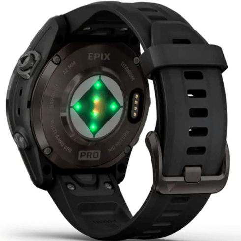 Смарт-часы Garmin Epix Gen 2 Pro 42 мм AMOLED сапфир/темный, силикон фото 10