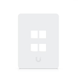 Вертикальная панель Ubiquiti Universal Paintable Keystone Wall Plate, 4-Pack (4-Port) фото 1
