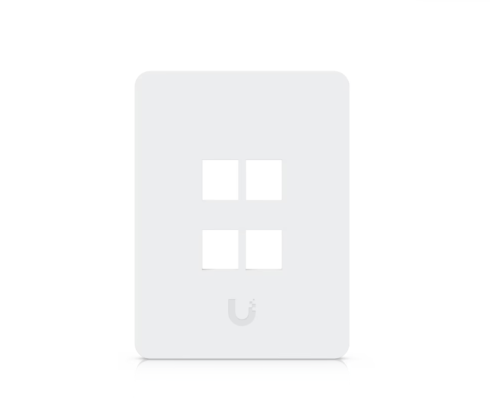 Вертикальная панель Ubiquiti Universal Paintable Keystone Wall Plate, 4-Pack (4-Port) фото 1