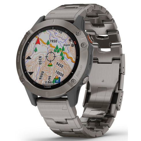 Смарт-часы Garmin Fenix 6 Sapphire титан фото 15