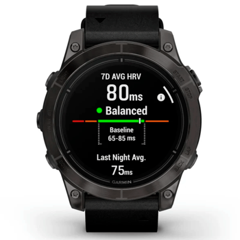 Смарт-часы Garmin Epix Gen 2 Pro 47 мм AMOLED сапфир/темный, кожа фото 5