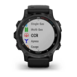 Смарт-часы Garmin Descent Mk2S 42 мм AMOLED сапфир/черный, силикон фото 3