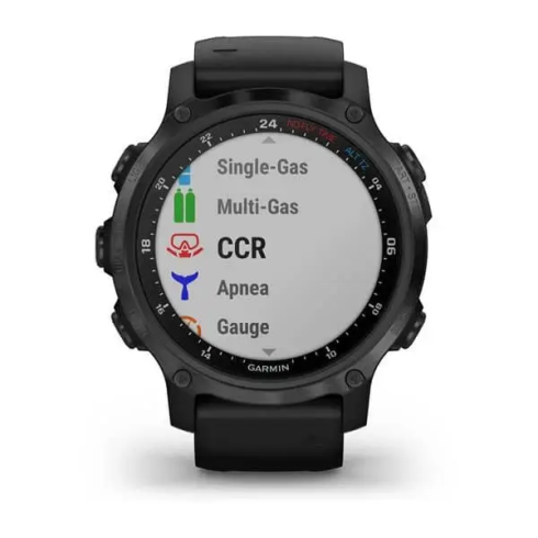 Смарт-часы Garmin Descent Mk2S 42 мм AMOLED сапфир/черный, силикон фото 3