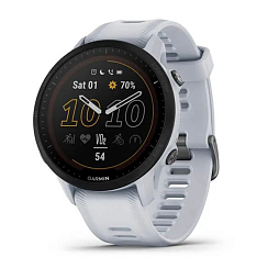 Смарт-часы Garmin Forerunner 955 Solar белые/силикон