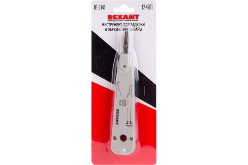 Инструмент заделки и обрезки витой пары 110 Rexant HT-3141 (TL-3141) фото 2