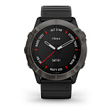 Смарт-часы Garmin Fenix 6X Sapphire DLC черный