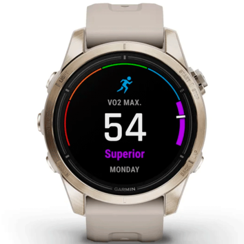 Смарт-часы Garmin Epix Gen 2 Pro 42 мм AMOLED сапфир/песочный, силикон фото 9