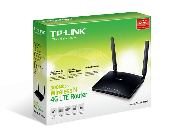Беспроводной 4G LTE-роутер TP-Link TL-MR6400