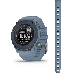 Смарт-часы Garmin Descent G1 45 мм Solar сапфир/Hurricane Blue, силикон