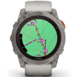 Смарт-часы Garmin Fenix 7X Pro 51 мм Solar сапфир/светлый, оранжевый силикон фото 4