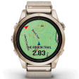 Смарт-часы Garmin Epix Gen 2 Pro 42 мм AMOLED сапфир/песочный, светлый нейлон фото 5