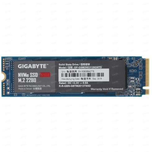 Твердотельный накопитель SSD, Gigabyte, GP-GSM2NE3128GNTD фото 1