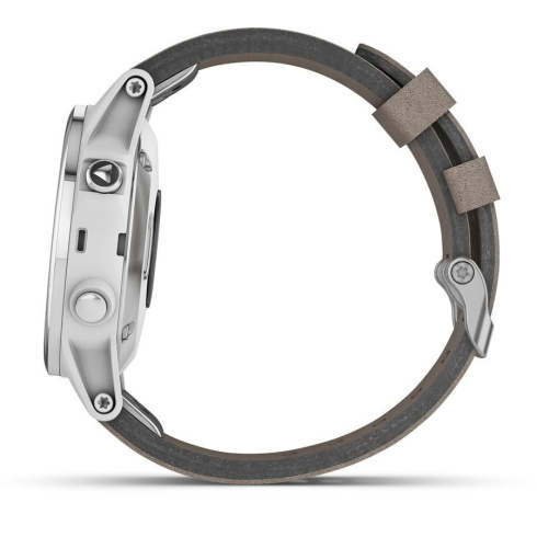Смарт-часы Garmin Fenix 5S Plus Sapphire белый/серый фото 4