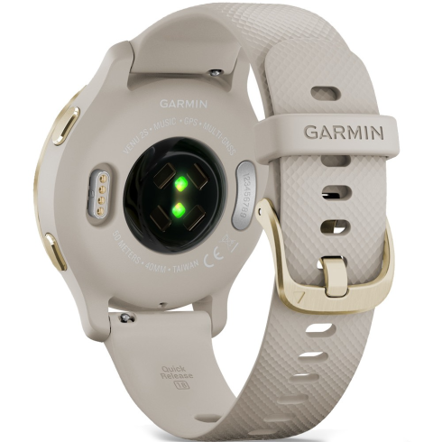 Смарт-часы Garmin Venu 2S 40 мм AMOLED песочный/силикон фото 8