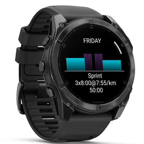Смарт-часы Garmin Fenix 8 51 мм AMOLED стекло/черный, силикон фото 9