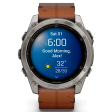 Смарт-часы Garmin Fenix 8 51 мм AMOLED сапфир/ каштановый, кожа фото 9