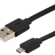Кабель Rexant USB-microUSB 1м черный фото 1