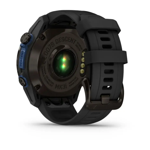 Смарт-часы Garmin Descent Mk3i 43 мм AMOLED сапфир/карбоново-серый DLC титан, черный силикон фото 5