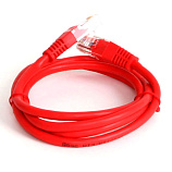 Патч-кабель EuroLan UTP Cat5e 1м красный