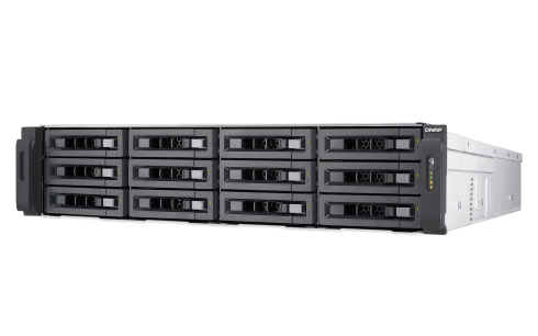 Сетевое хранилище QNAP TVS-EC1280U-SAS-RP-8GE-R2 фото 3