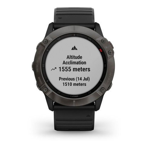 Смарт-часы Garmin Fenix 6X Sapphire DLC черный фото 2