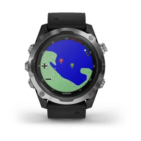 Смарт-часы Garmin Descent Mk2 52 мм AMOLED сапфир/черный, силикон фото 2