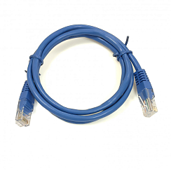Патч-кабель Eurolan UTP Cat5e 0,5м синий