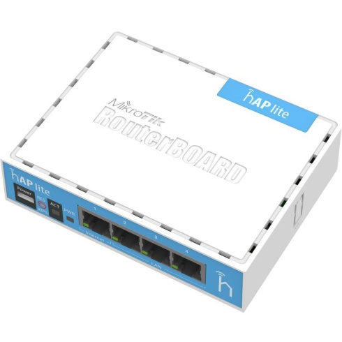 Wi-Fi роутер Mikrotik hAP lite фото 1