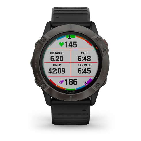 Смарт-часы Garmin Fenix 6X Pro Solar карбон фото 2