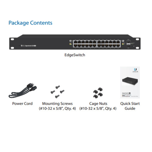 Коммутатор EdgeSwitch 24-500W фото 5