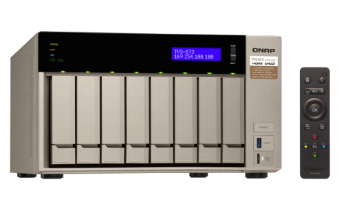 Сетевой RAID-накопитель QNAP TVS-873-16G фото 3