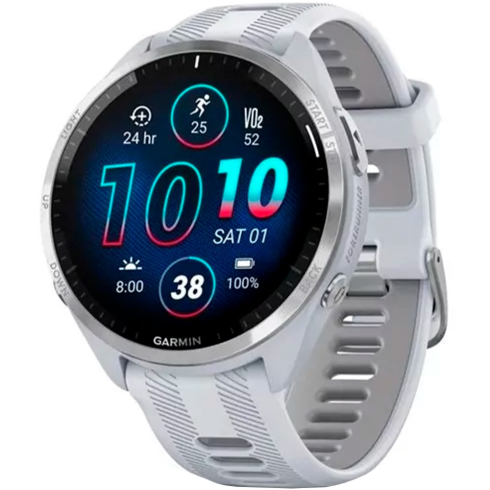 Смарт-часы Garmin Forerunner 965 белые/силикон фото 1