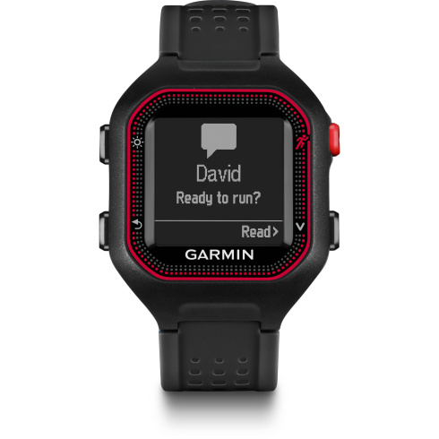 Смарт-часы Garmin Forerunner 25 Large черный/красный фото 3