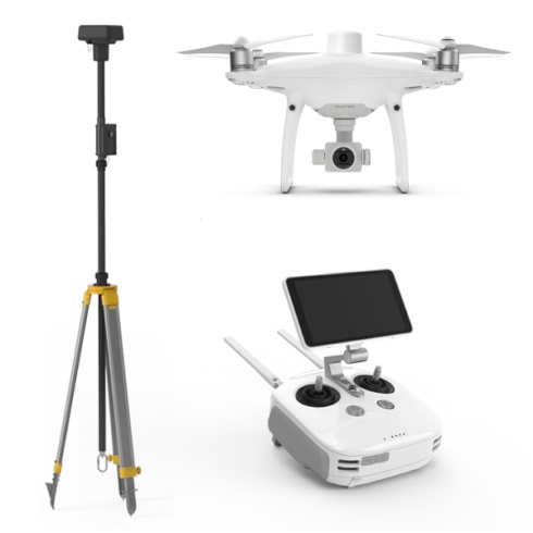 Квадрокоптер DJI Phantom 4 RTK + мобильная станция DJI D RTK 2