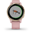 Смарт-часы Garmin Vivoactive 4S золотой/розовый фото 3