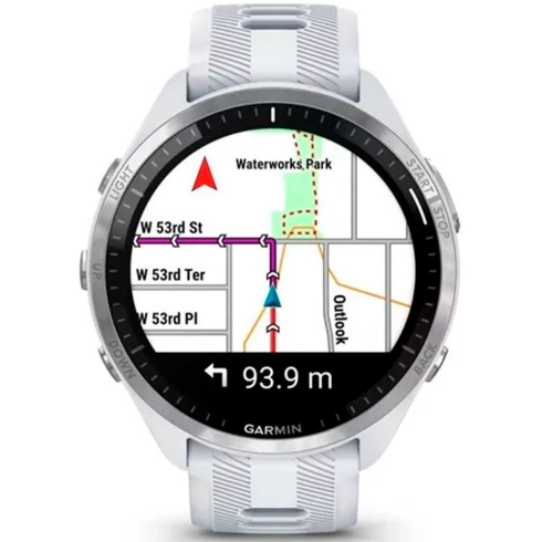Смарт-часы Garmin Forerunner 965 белые/силикон фото 4