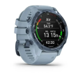 Смарт-часы Garmin Descent Mk2S 42 мм AMOLED сапфир/синий минерал, силикон фото 3