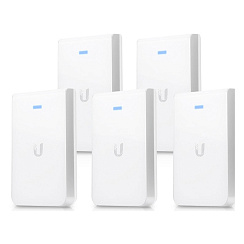 Комплект из 5 точек доступа UBNT UniFi UAP IW IN-WAll ACCESS POINT 5 PACK