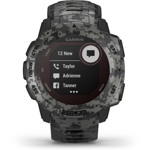 Смарт-часы Garmin Instinct Solar Camo Edition Graphite фото 5