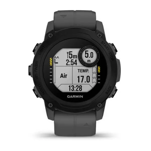 Смарт-часы Garmin Descent G1 45 мм AMOLED сапфир/Slate Gray, силикон фото 2