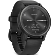 Смарт-часы Garmin Vivomove Sport, стекло/полимер, черные/силикон фото 3