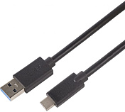 Кабель Rexant USB 3.1 type C -USB 3.0 1м черный