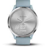 Смарт-часы Garmin Vivomove HR S/M без GPS серебряный/голубой