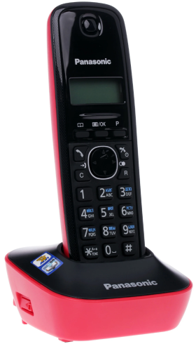 Беспроводной телефон DECT Panasonic (Red) фото 2