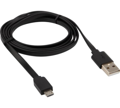 Кабель Rexant USB-microUSB 1м черный фото 2